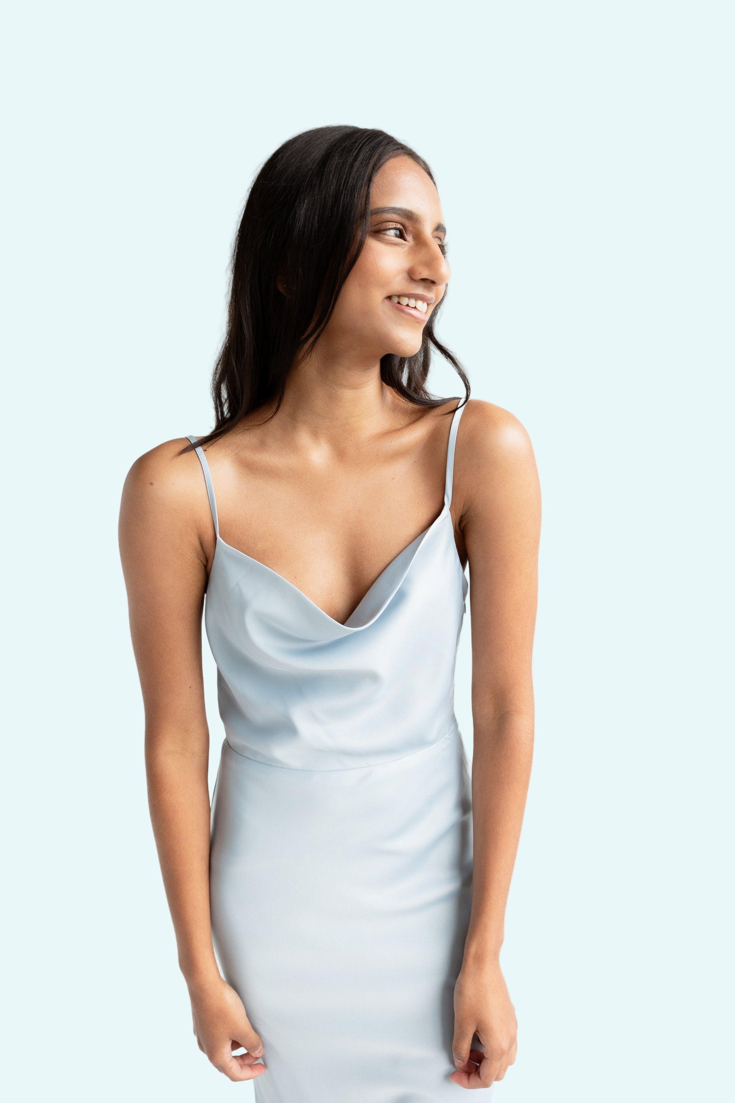 Isabel - Sky Cowl Neck