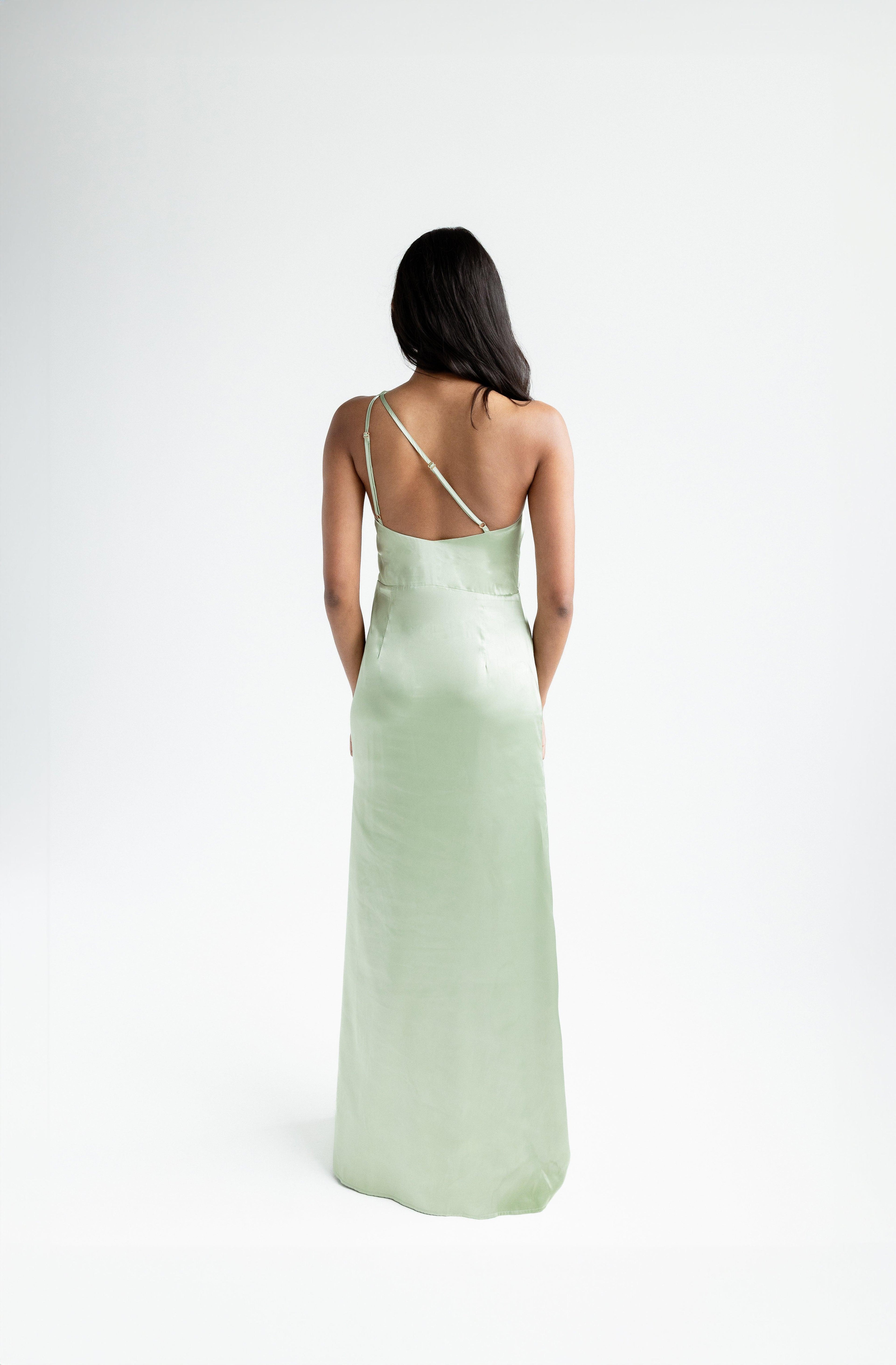 Alison - Sage One Shoulder