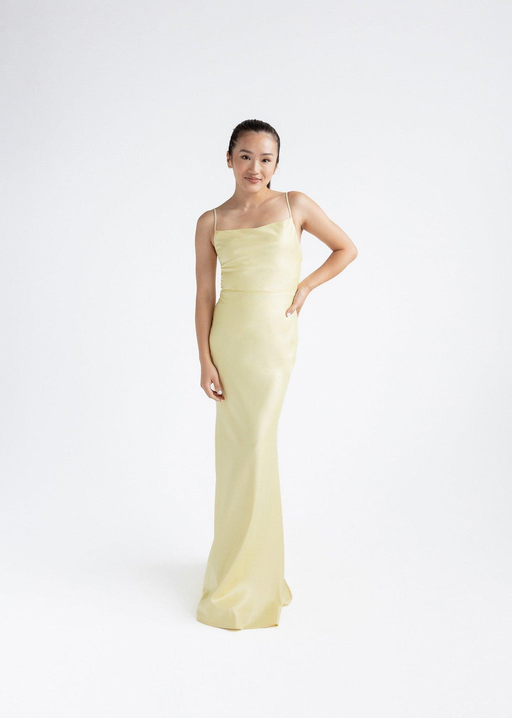 Isabel - Lemon Cowl Neck