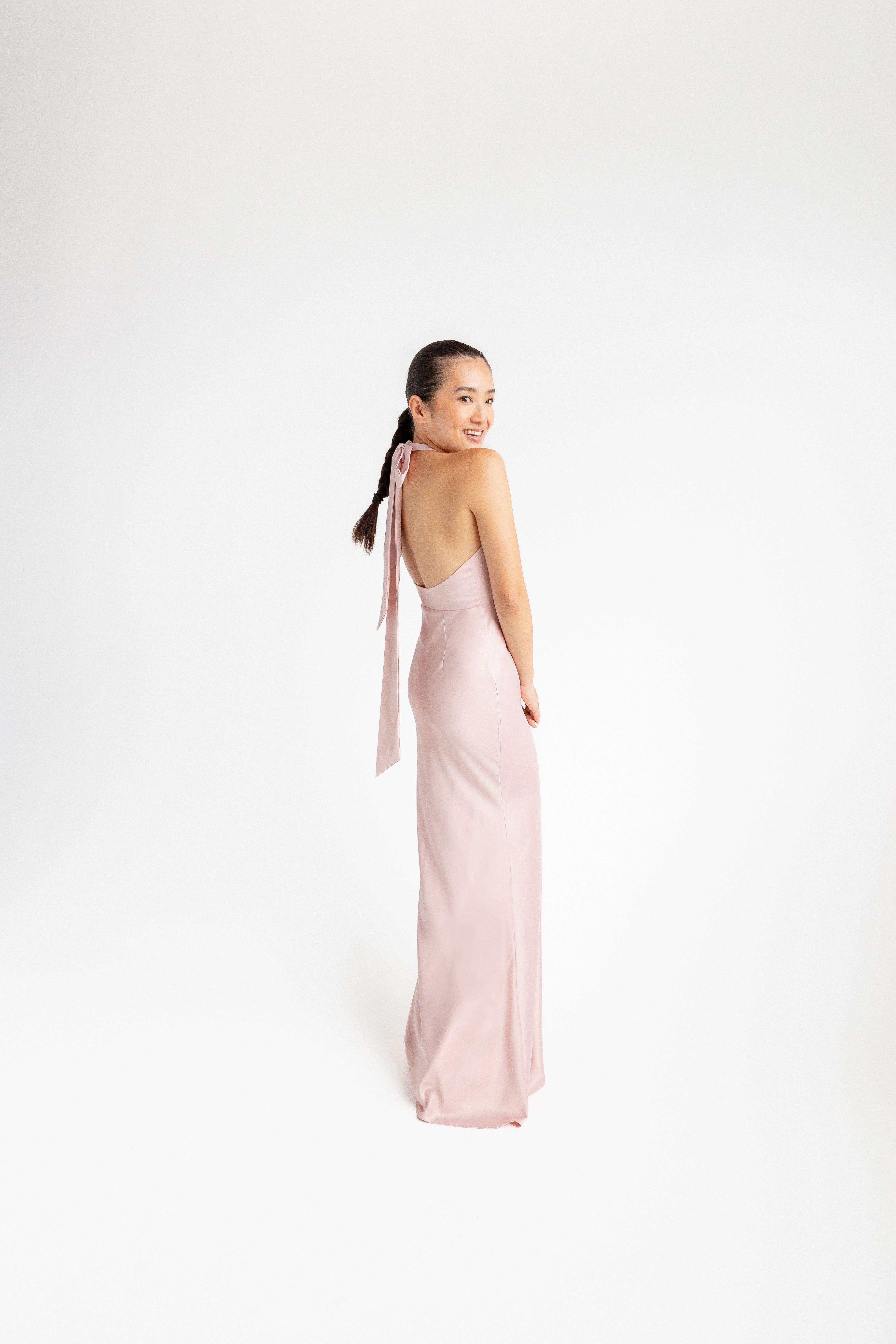 Andie - Blush Halterneck